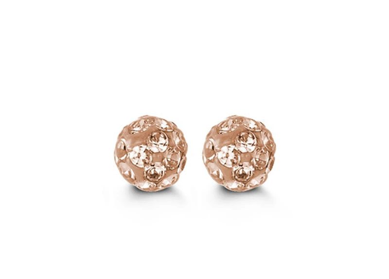 10kt Gold Baby Bella Crystal Studs
