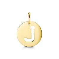 10kt Gold Signature Initial Pendant