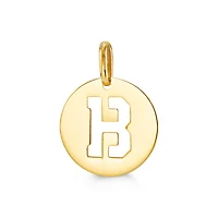 10kt Gold Signature Initial Pendant