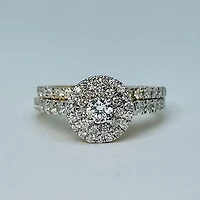10kt Gold 1.00ctw Diamond Engagement Ring Set