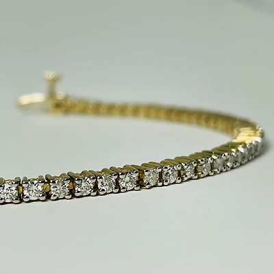 10kt Gold 2.00ctw Tennis Bracelet