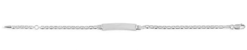 10kt Gold Baby Bella ID Bracelet (Mariner Link)