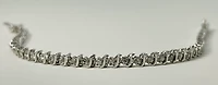 10kt White Gold 1.00ctw Diamond Tennis Bracelet