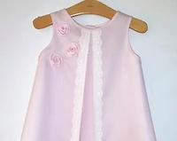 Pink Rose Pique Dress