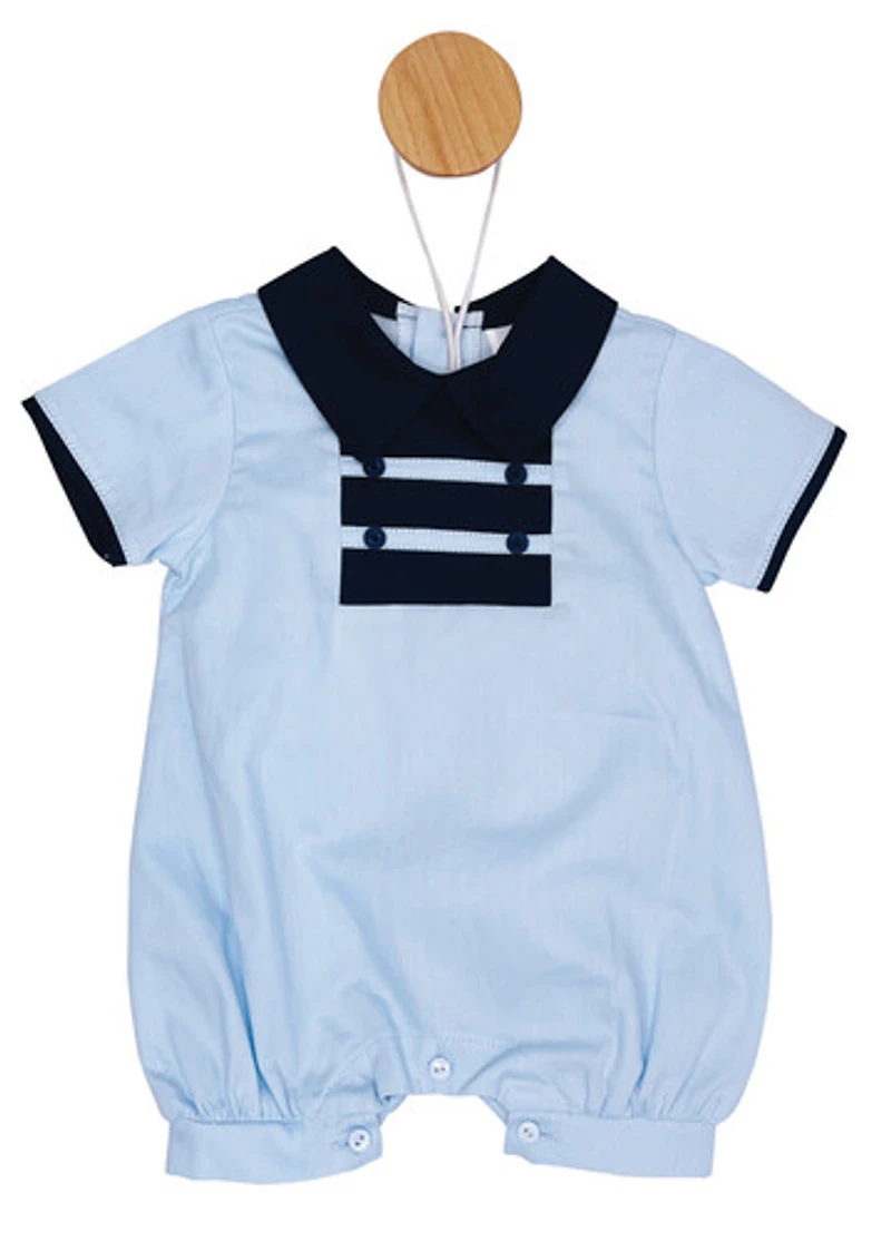 Pique Boy Romper
