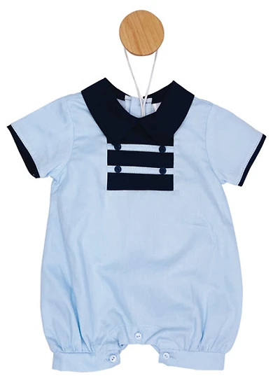 Pique Boy Romper