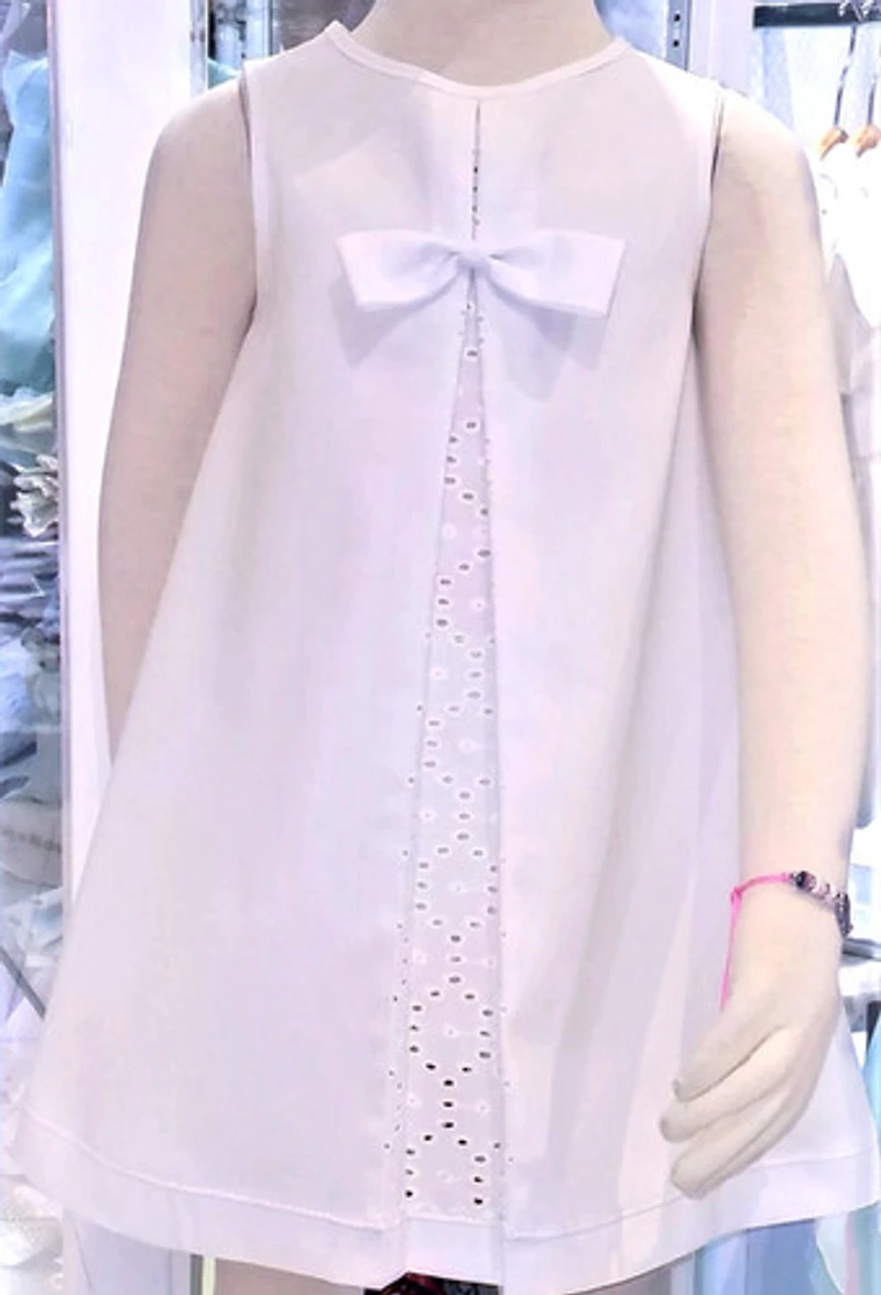 White Eyelet Dress