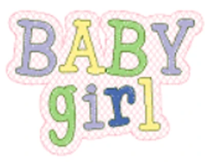 Baby Girl Burping Cloth