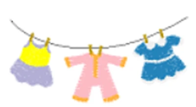 Girl Clothing Line Burping Cloth