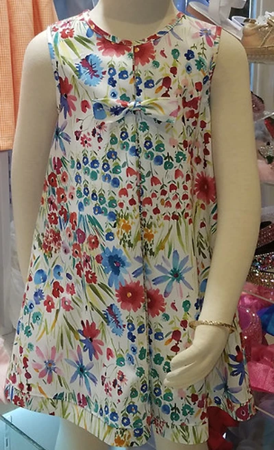 Acuarela Flowers Dress