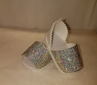 Artisanal Shoes:  Iridescent (Tornasol) Rhinestones