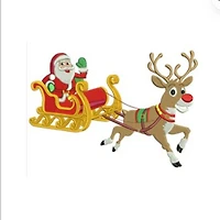 Santa & Rudolph Burping Cloth