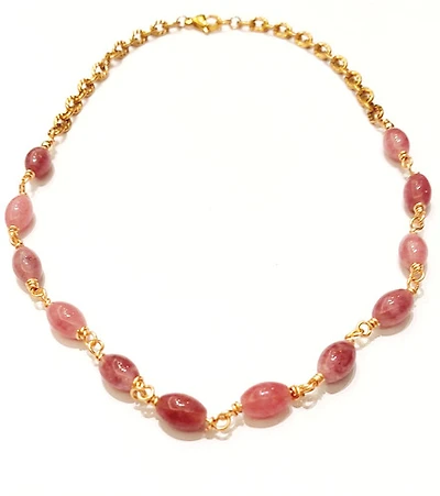 Natural Strawberry Quartz Necklace