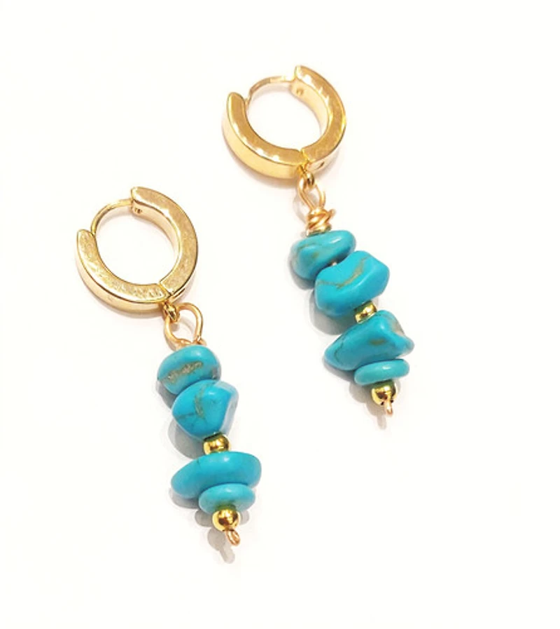 Natural Turquoise Earring