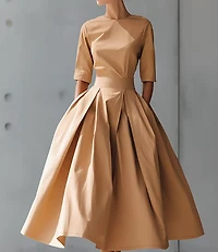 Maxi Dress with Waist-Cinching