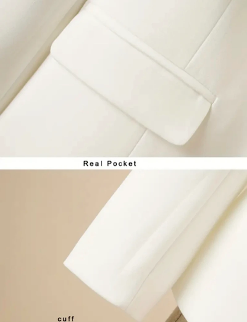 Elegant White Blazer