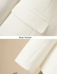 Elegant White Blazer