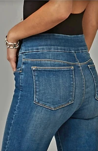 High Rise Skinny Pull-On Jeans