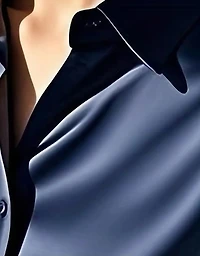 Elegant Classic Collar Satin Shirt