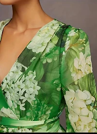 Green Floral Dress