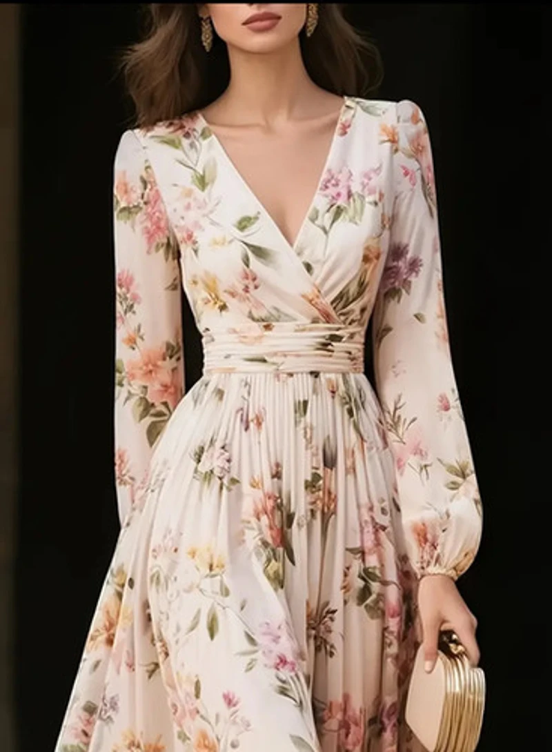 Long Sleeve Mid Lenght Dress