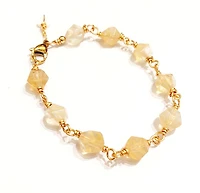 Natural Faceted Citrine Bracelet