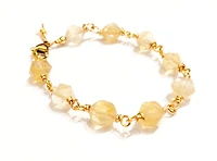Natural Faceted Citrine Bracelet