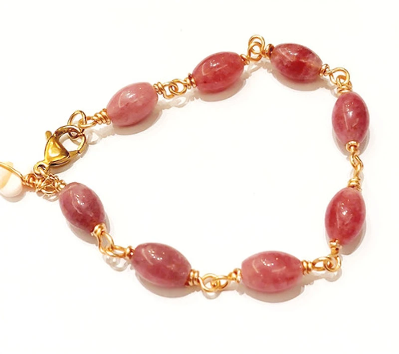 Strawberry Quartz Bracelet