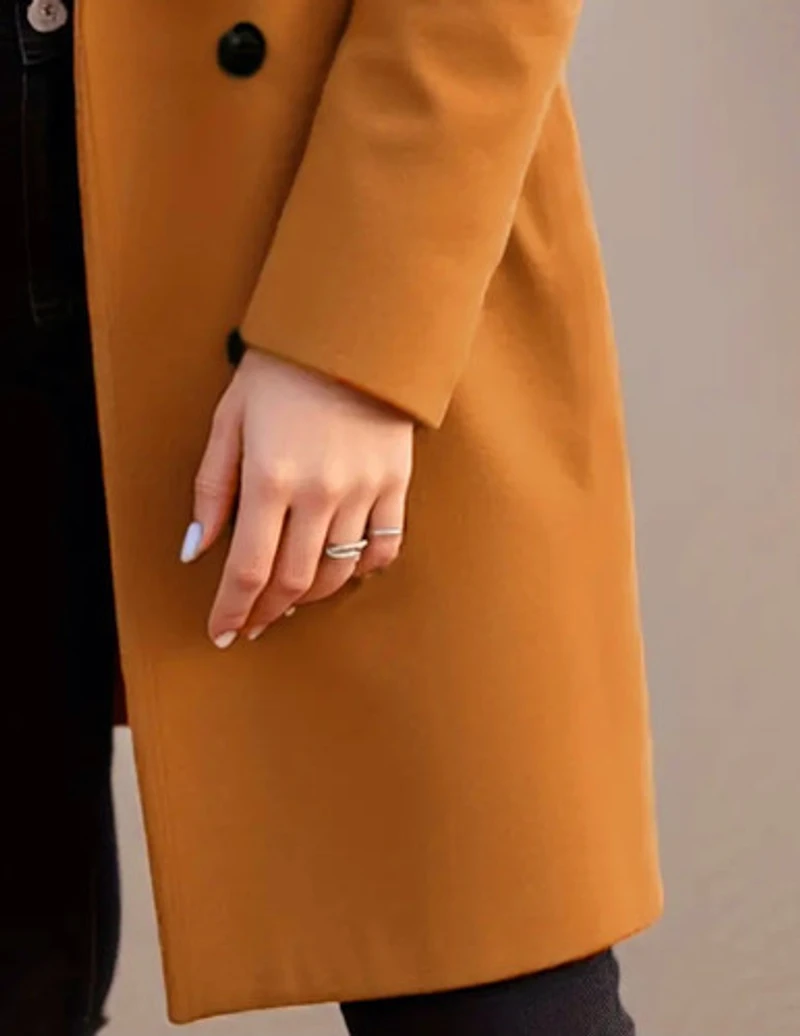 Orange Elegant Coat