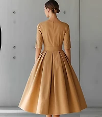 Maxi Dress with Waist-Cinching