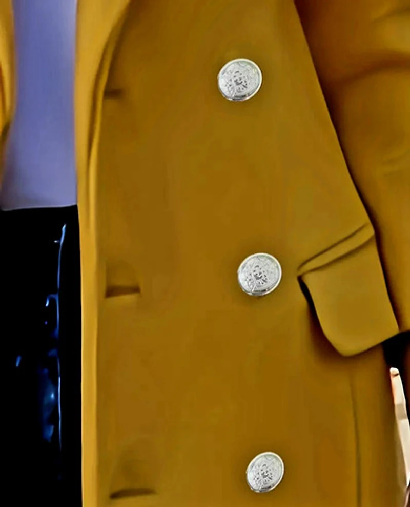 Earth-Yellow Fall/Winter Coat