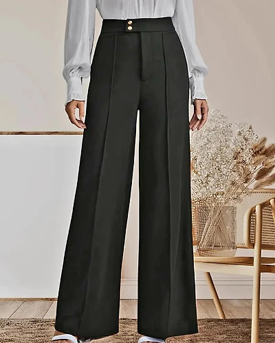 Elegant Wide Leg Palazzo Pants