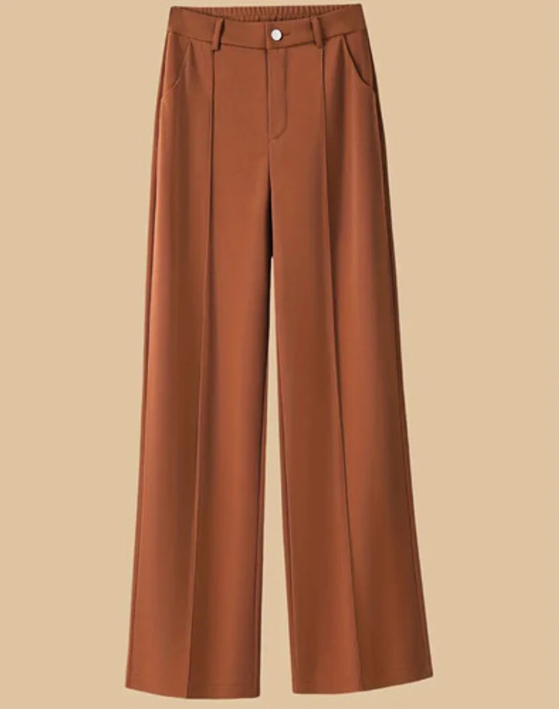 High-Waisted Wide-Leg Pants