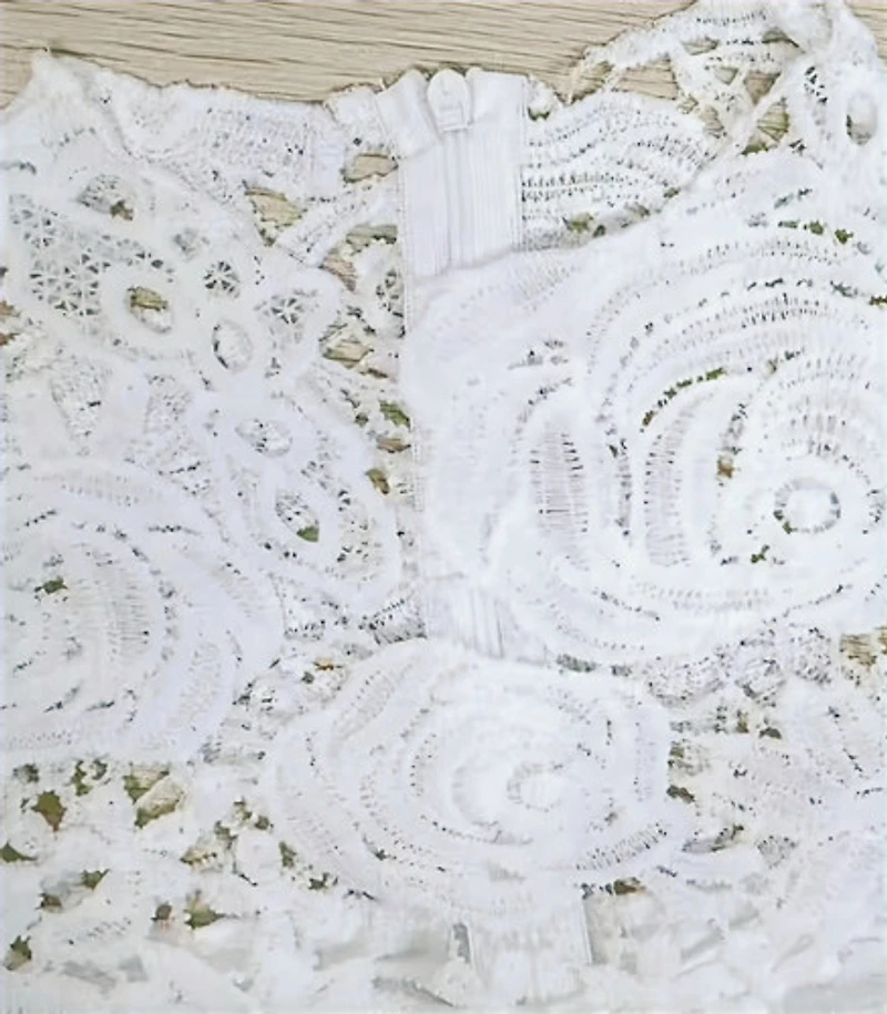 White Elegant Lace Dress