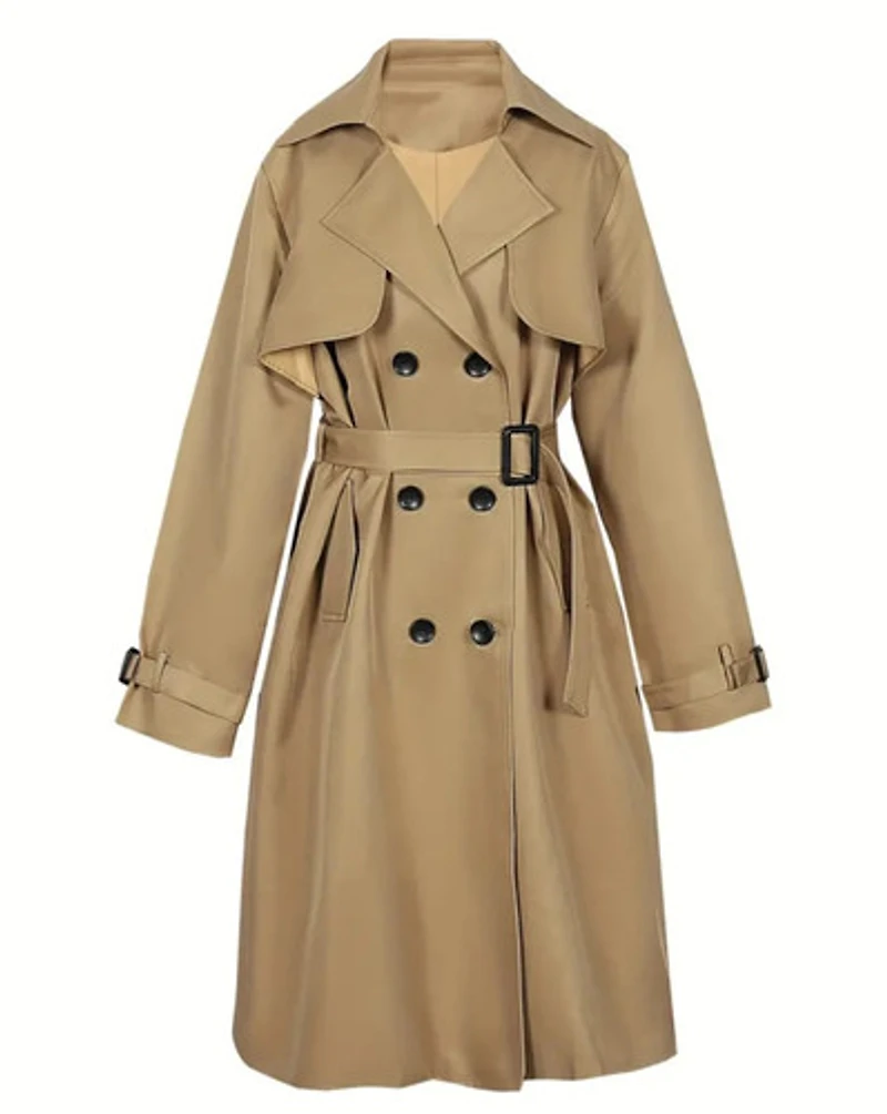 TRENCH COAT-KHAKI