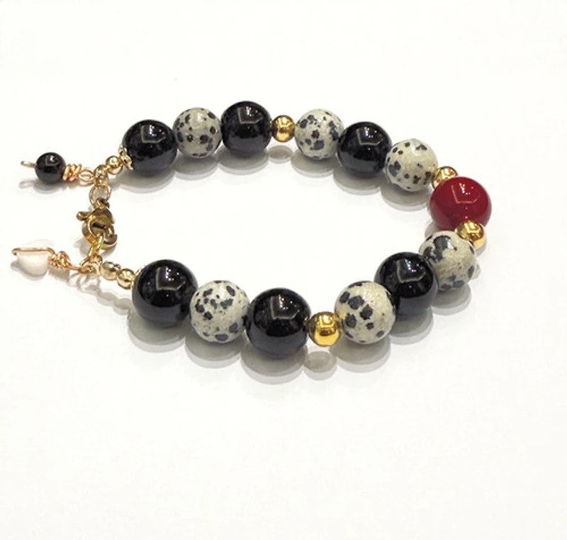 Natural Dalmatian Jasper