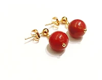 Rhodochrosite Stone Earring 