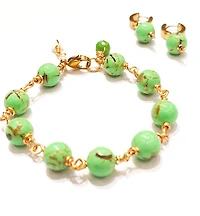 Green Shell Howlite Torquoise