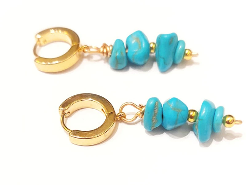 Natural Turquoise Earring