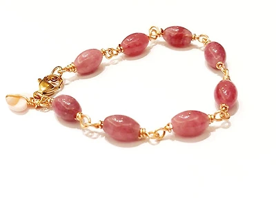 Strawberry Quartz Bracelet