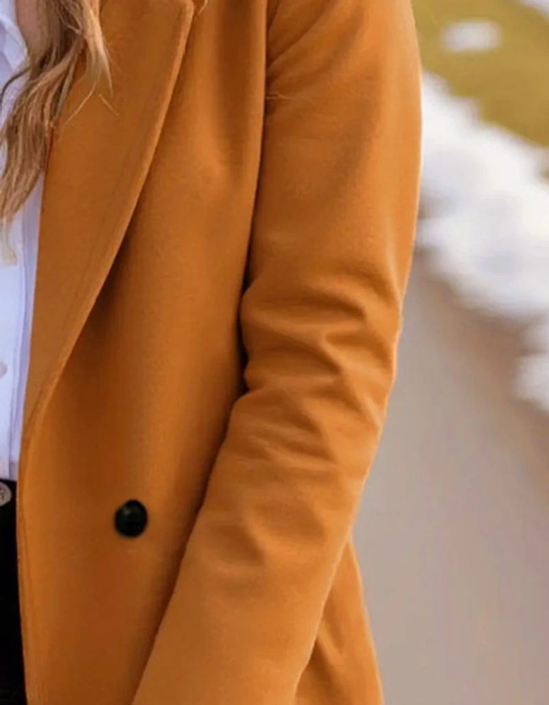 Orange Elegant Coat