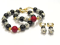 Natural Dalmatian Jasper