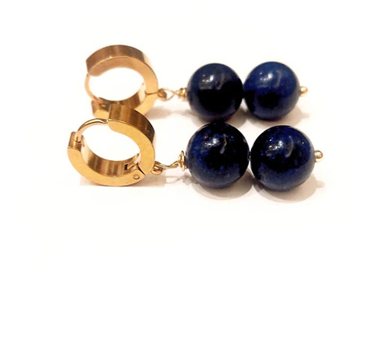 Blue Lapis Lasuli Earring