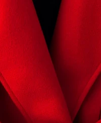 Elegant Stand Collar Tied Waist Coat