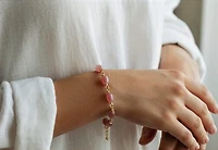 Strawberry Quartz Bracelet