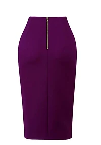 Silhouette Light Luxury Minimalist Slit Bodycon Skirt