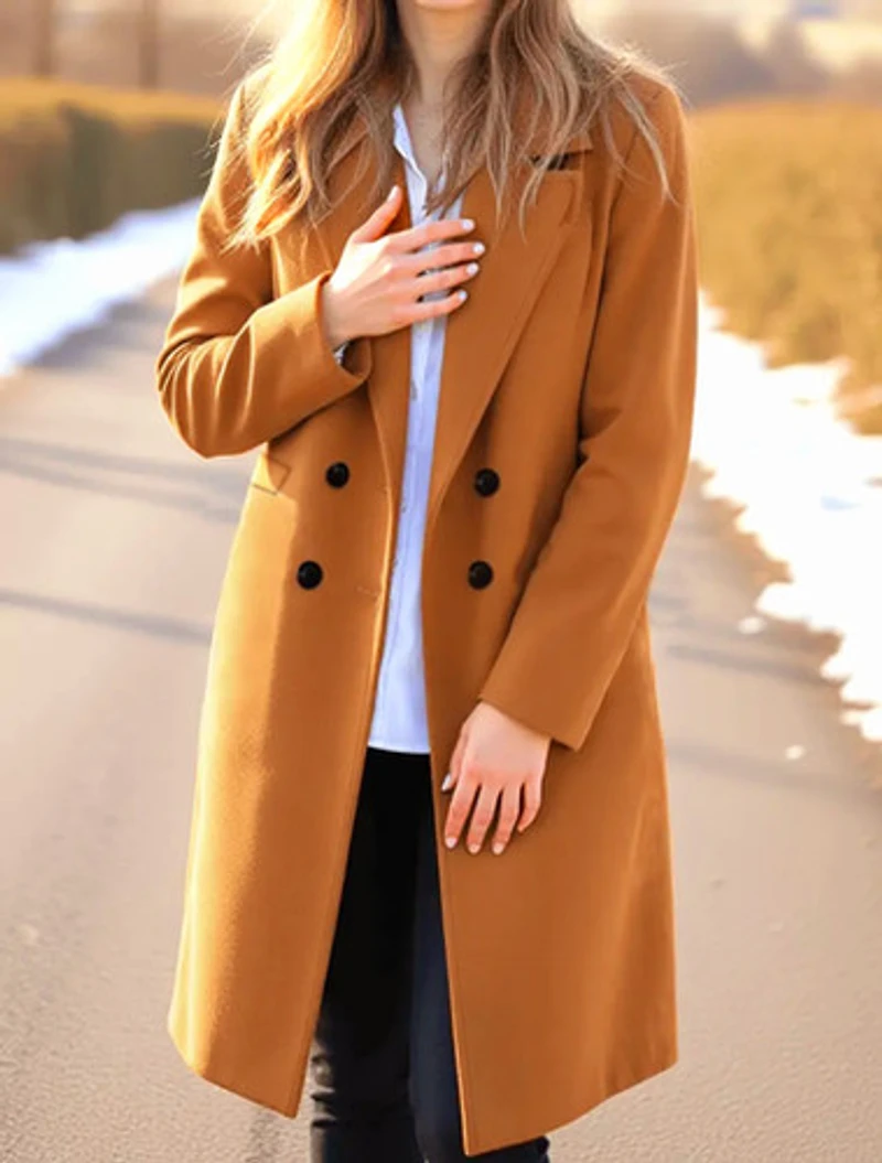 Orange Elegant Coat