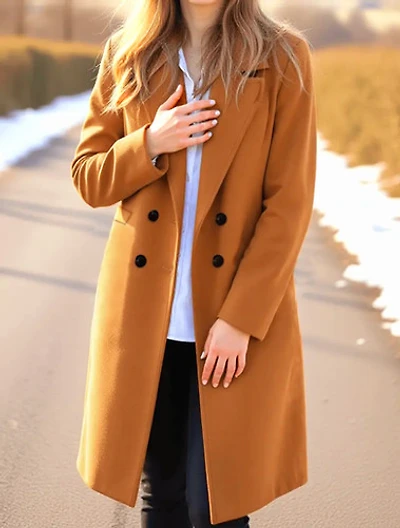 Orange Elegant Coat