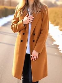 Orange Elegant Coat