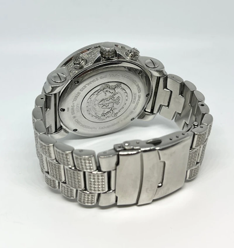 Joe Rodeo 19.50ctw Diamond Chronograph Watch